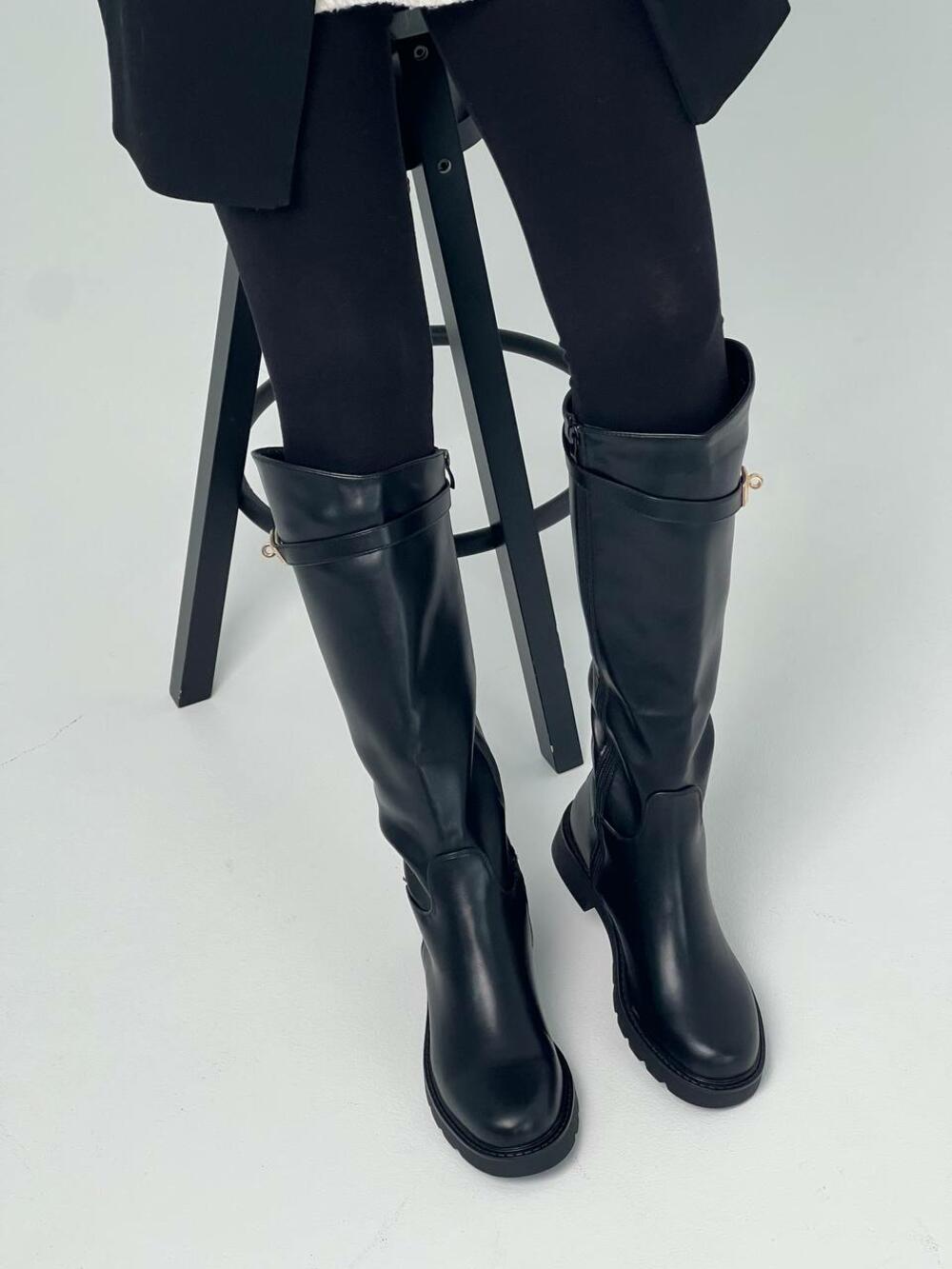 Чоботи жокейські, Х760 чорний, 41