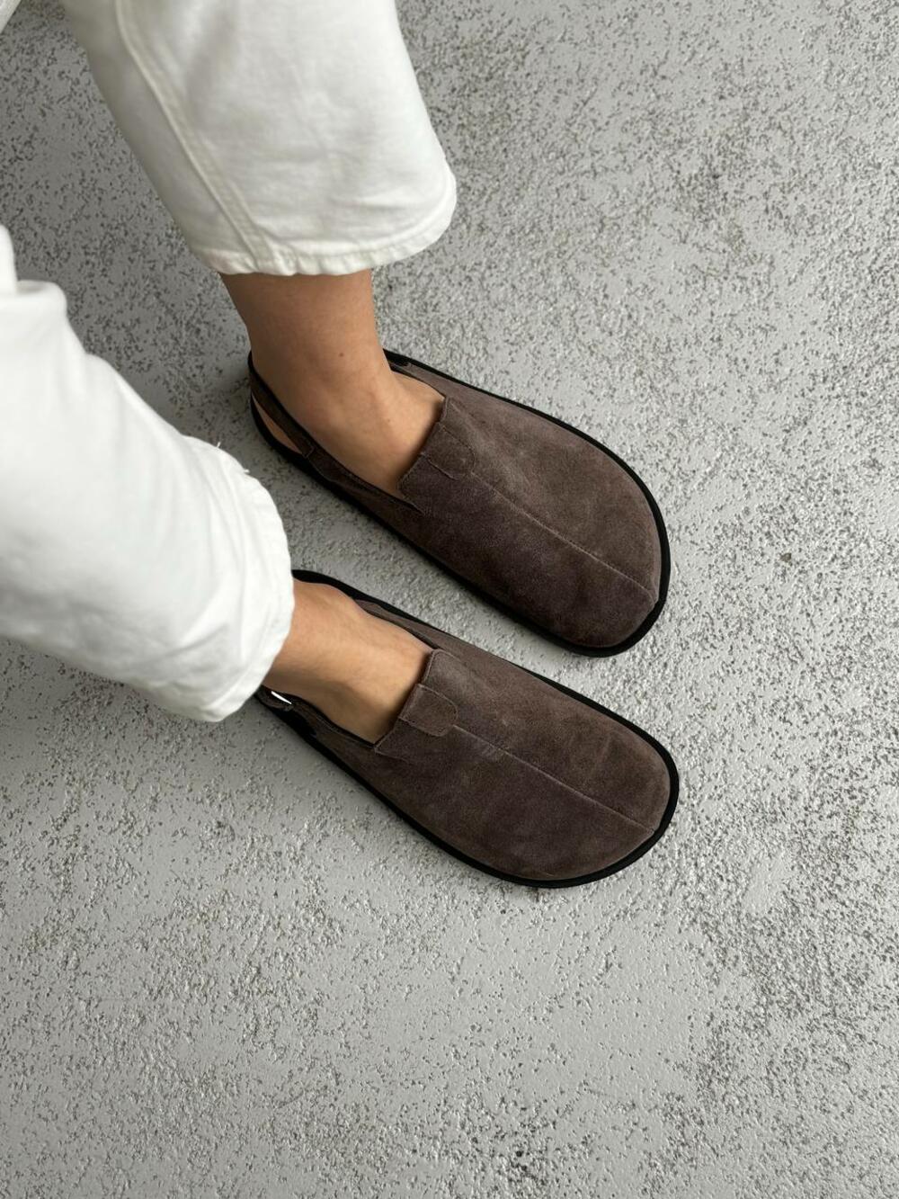 Клоги натуральні, 246 каштан, 38