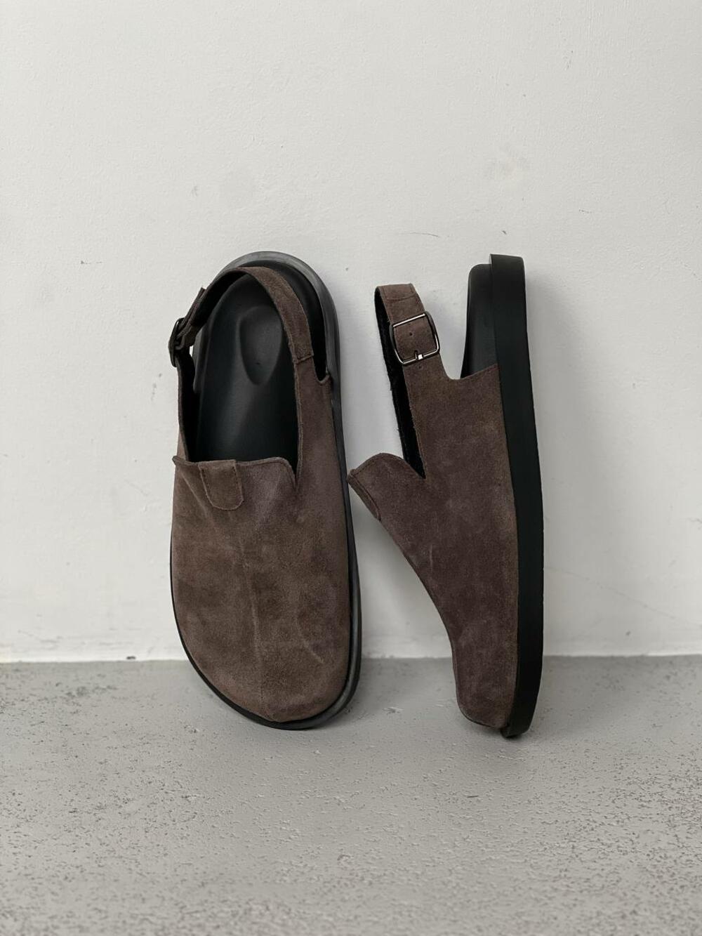 Клоги натуральні, 246 каштан, 38