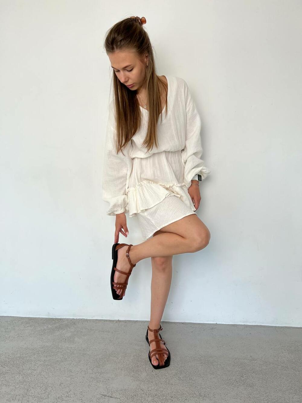 Босоніжки модерн new, BS0124 кемел, 39