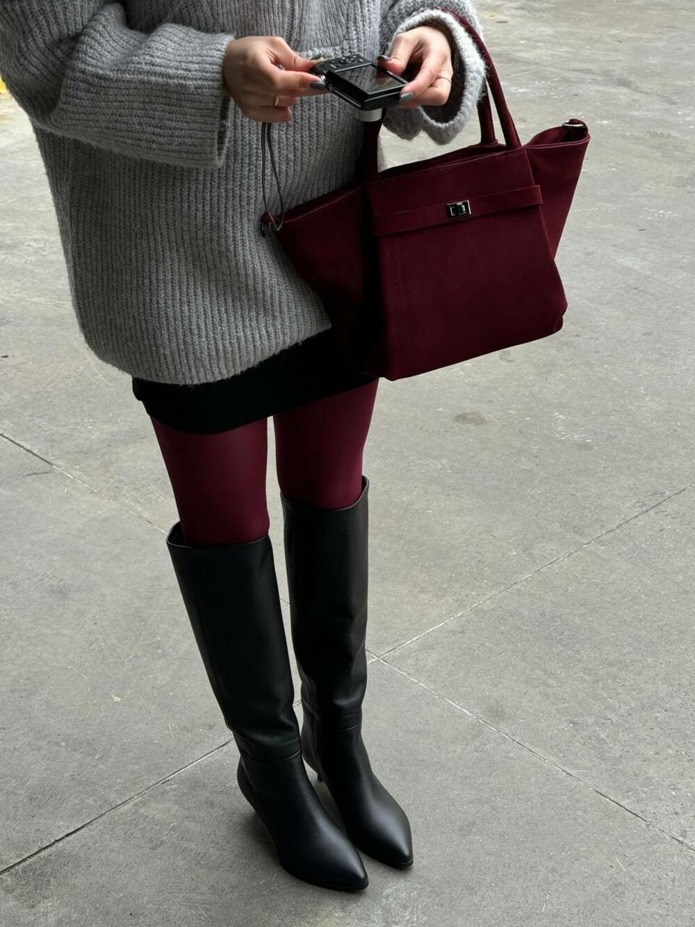 Чоботи рюмочка, 2757 чорний, 37