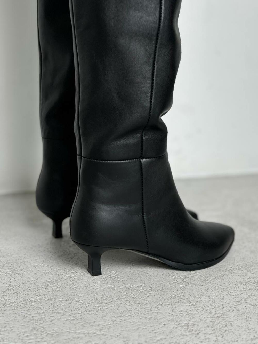 Чоботи рюмочка, 2757 чорний, 37