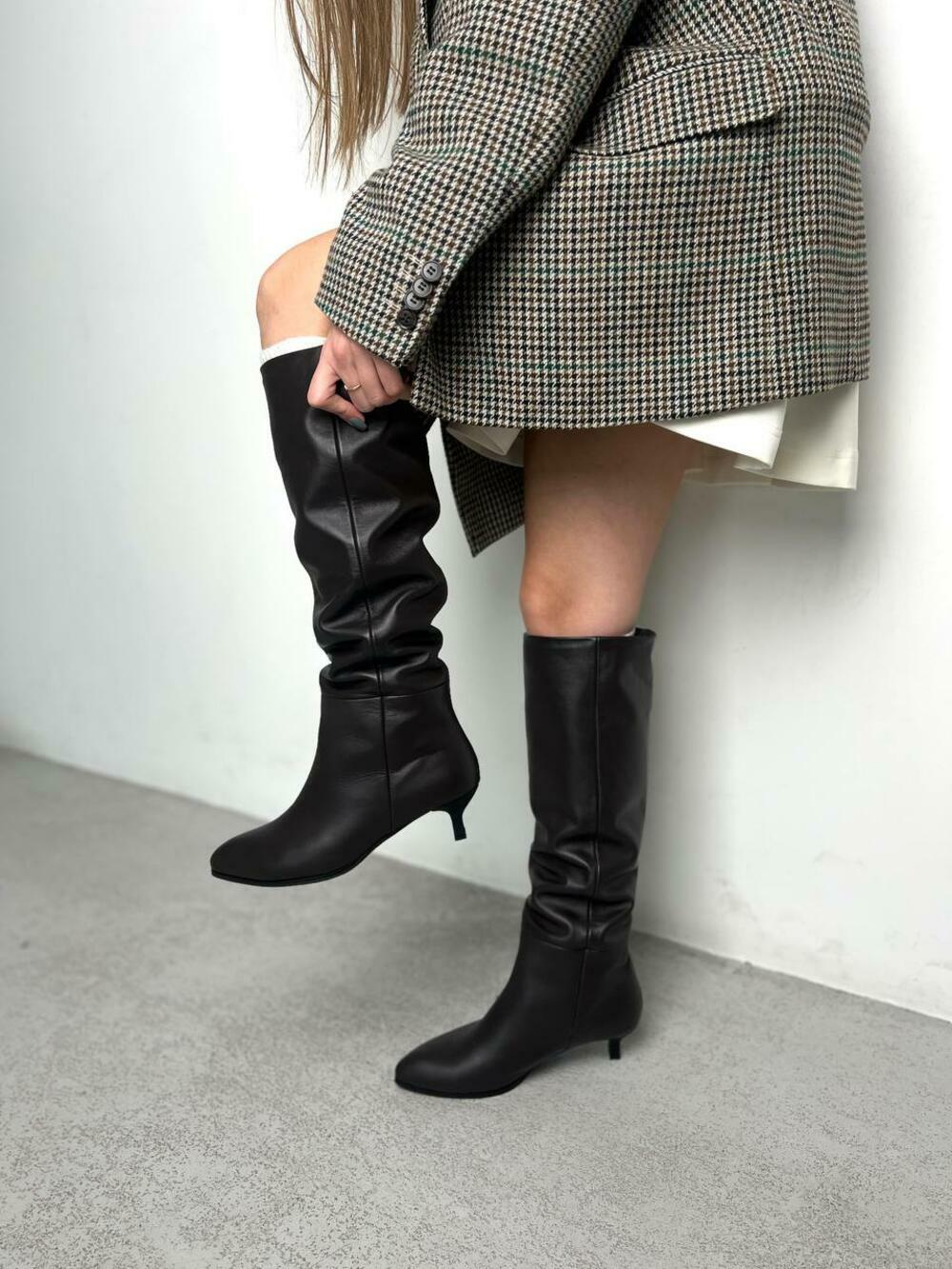 Чоботи рюмочка, 2757 коричневий, 36