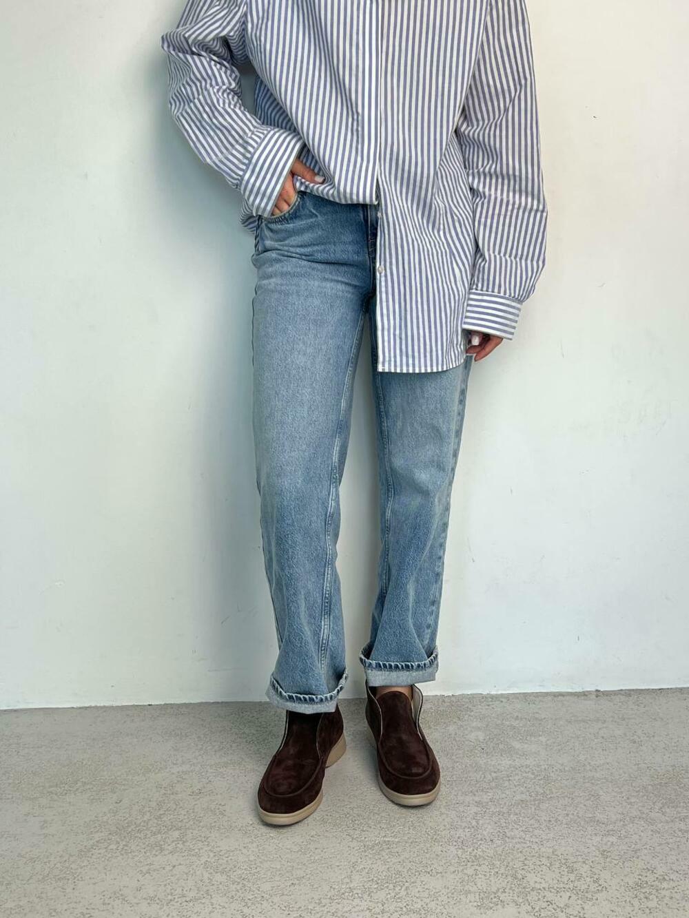 Лофери високі натуральні «Хіларі», БАЙКА, T0224 Шоколад, 39