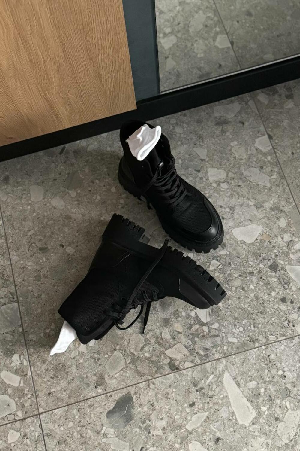 Ботинки Кордура new, шкіряний підклад, B0424 чорний, 39