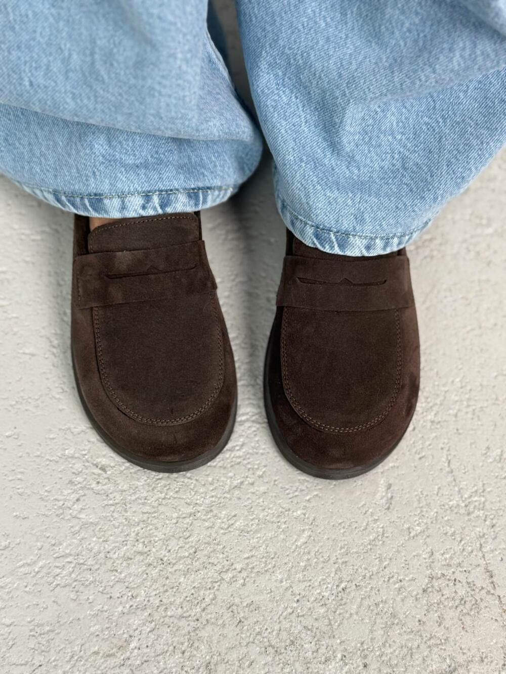 Лофери анатомічні, T0325 коричневий, 41