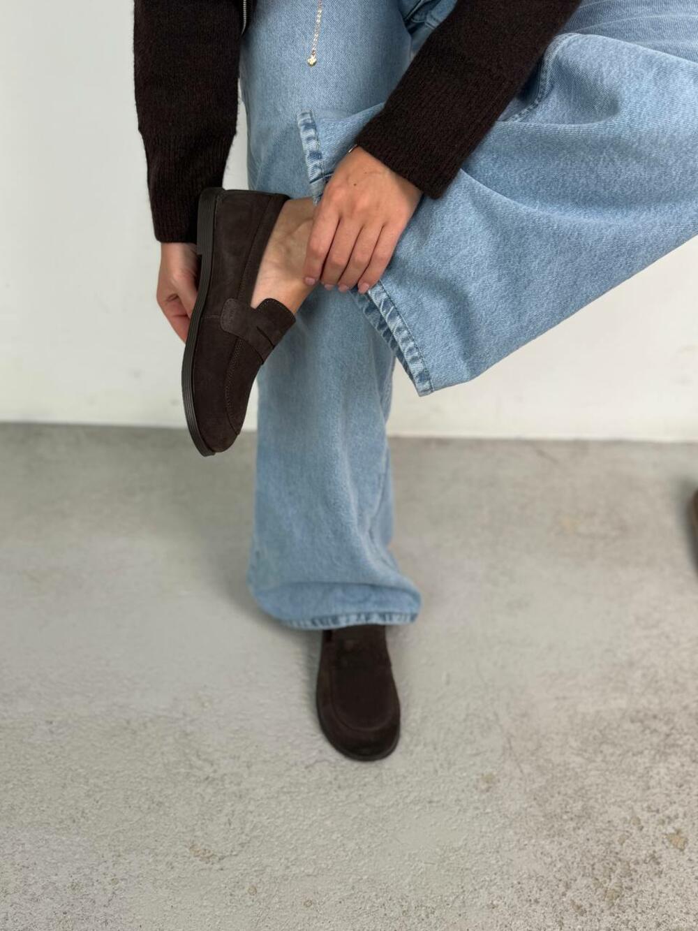 Лофери анатомічні, T0325 коричневий, 41