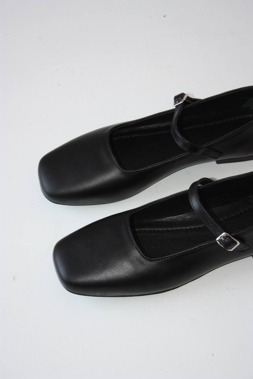 Балетки класичні, натуральні, BL 0225 чорний, 37