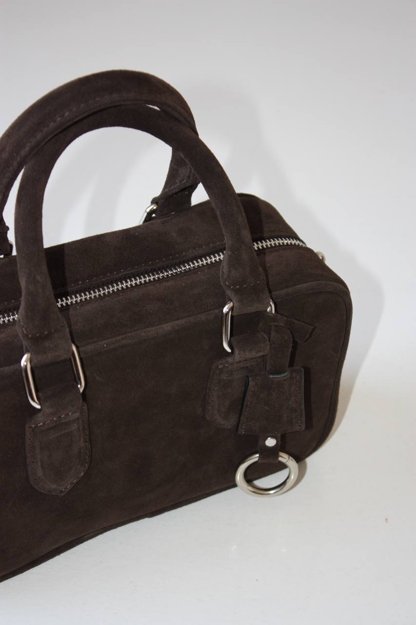 Сумка замшева, Моллі, 1049 Шоколад