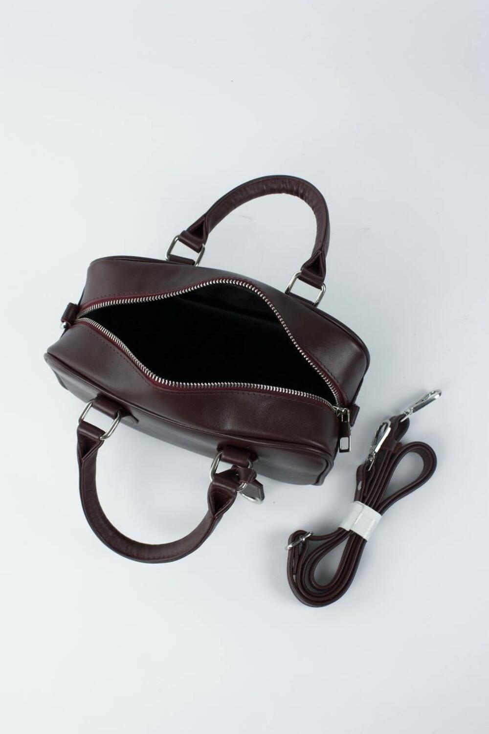 Сумка шкіряна, Моллі, 1049 бордо