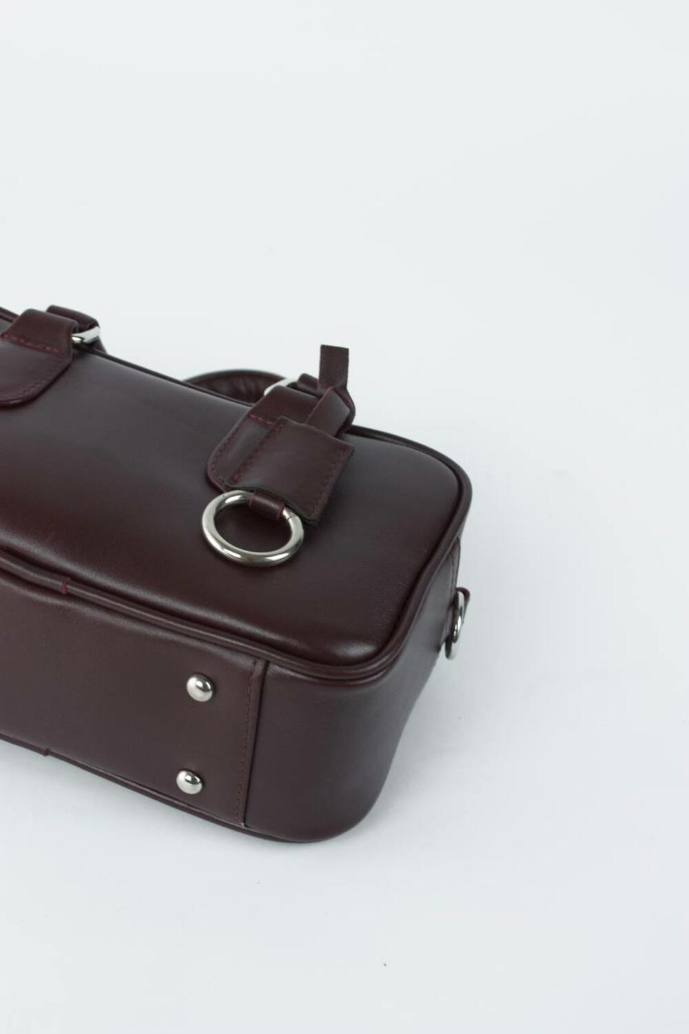 Сумка шкіряна, Моллі, 1049 бордо