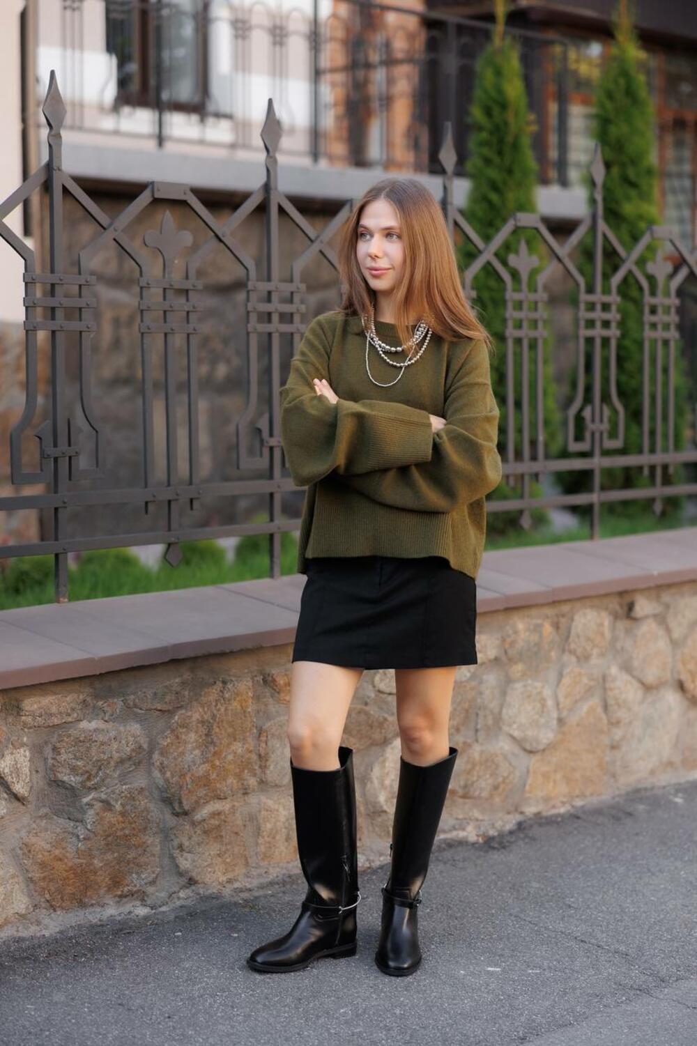 Жокейські чоботи з зйомним аксесуаром, M5830 чорний, 41