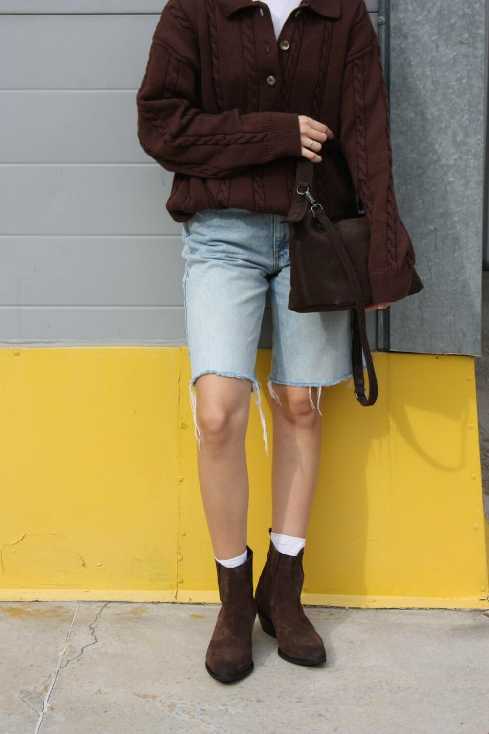 Ковбойки натуральні низькі, К-4-10104 Шоколад, 40