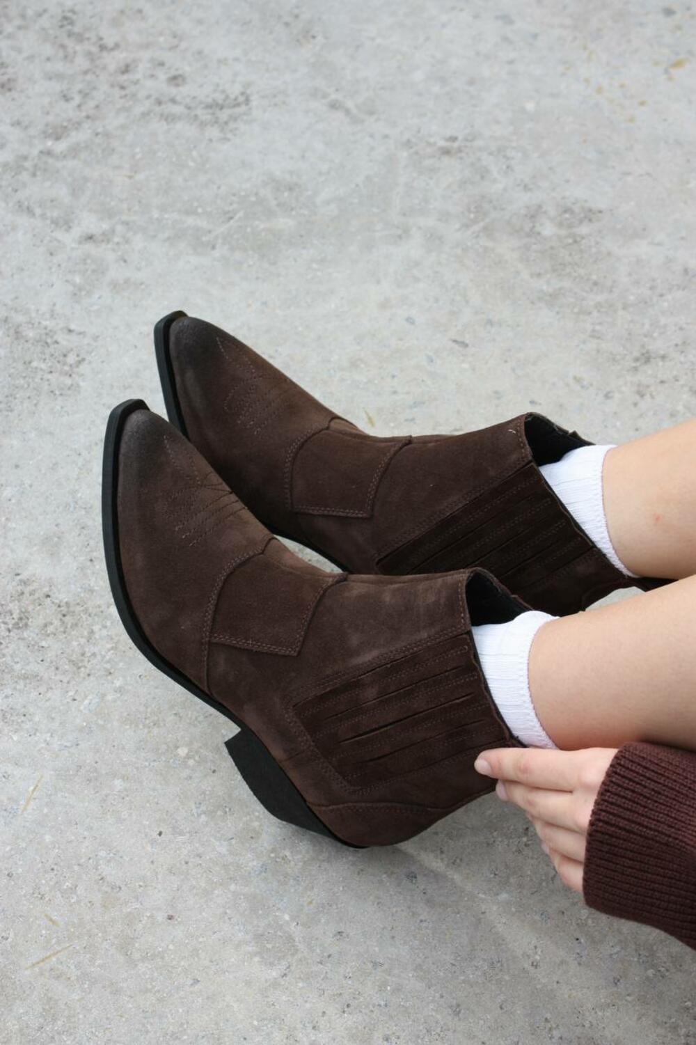 Ковбойки натуральні низькі, К-4-10104 