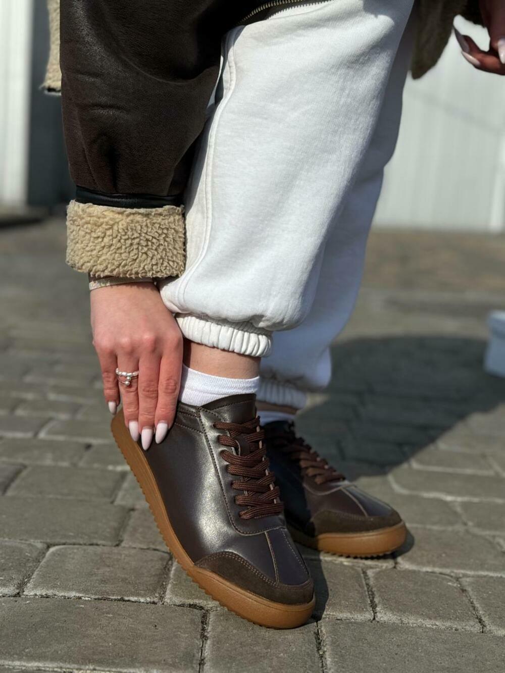 Кеди Райз, K0525 коричневий, 38