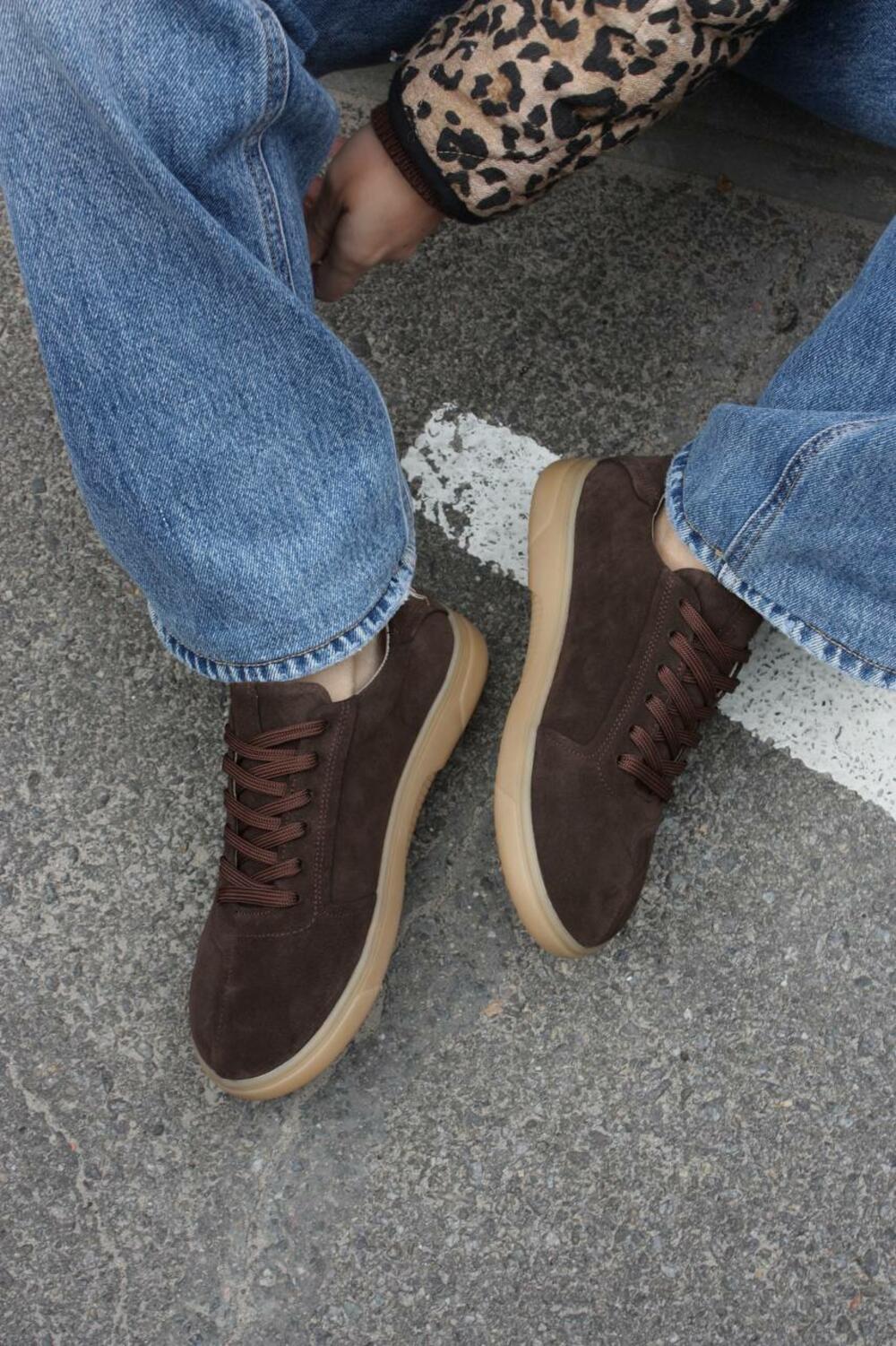 Анатомічні кеди Флекс, К0625 Шоколад, 38