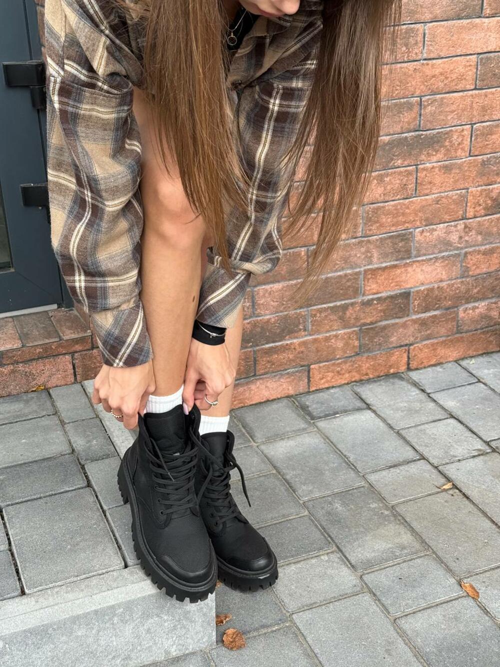 Ботинки Кордура new, хутро+блискавка, B0424/1 чорний, 41