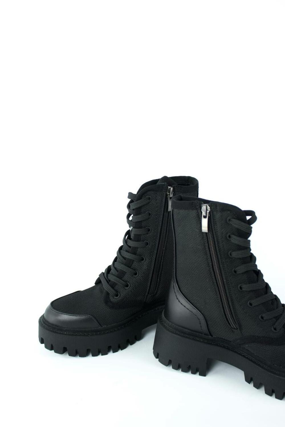 Ботинки Кордура new, хутро+блискавка, B0424/1 чорний, 41