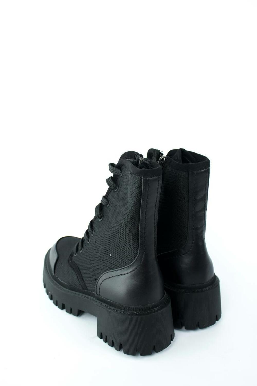 Ботинки Кордура new, хутро+блискавка, B0424/1 чорний, 41