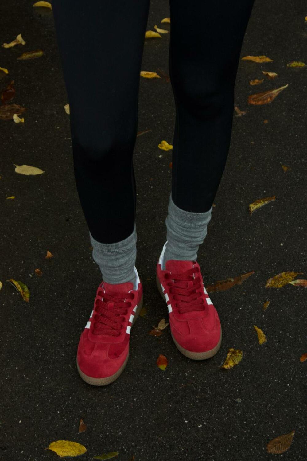 Кеди "три полоси", К0424 вишня, 38