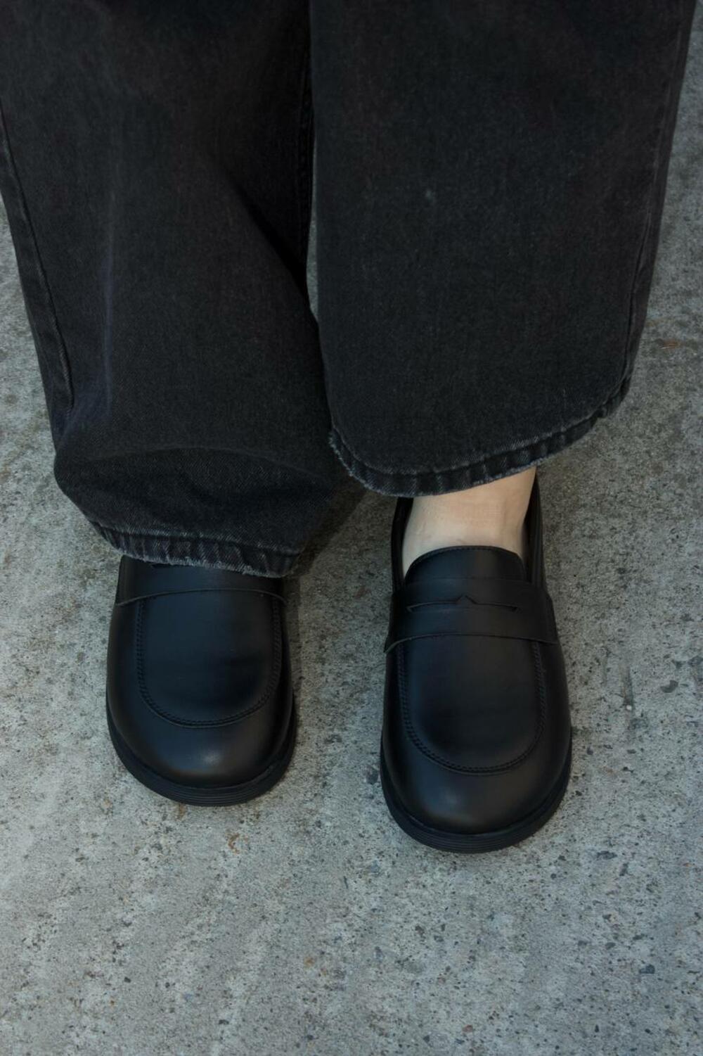 Лофери анатомічні, ШКІРА, T0325 чорний, 39