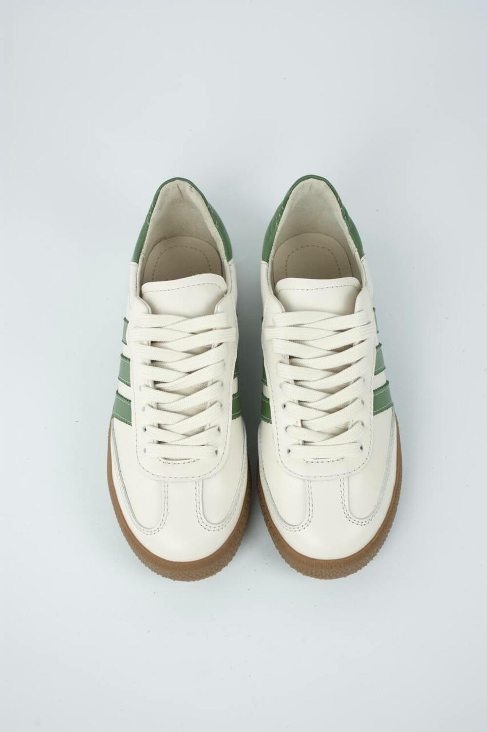 Кеди "три полоси", ШКІРА, Т-1-21413 