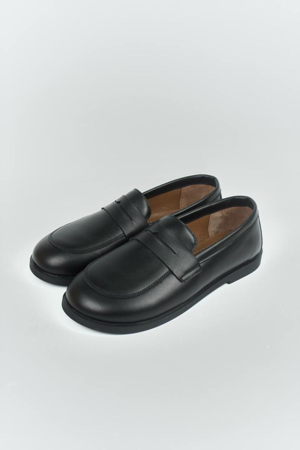 Лофери анатомічні, ШКІРА, T0325 чорний, 39