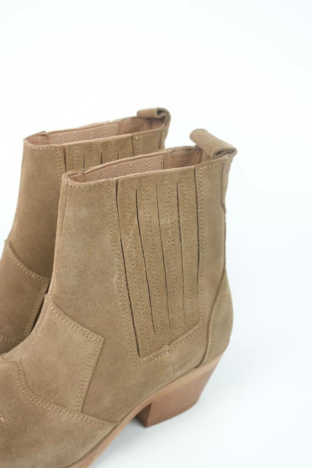 Ковбойки натуральні низькі, К-4-10104 кастор, 37