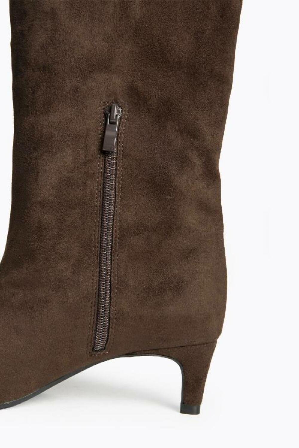 Чоботи на підборах Сандра, M5900 Шоколад, 41