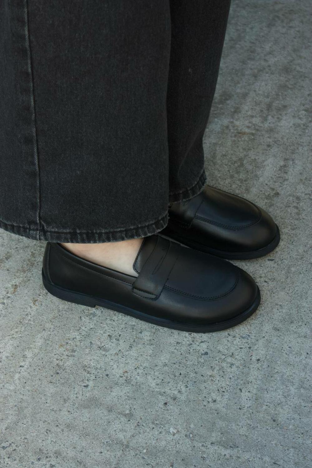 Лофери анатомічні, ШКІРА, T0325 чорний, 39