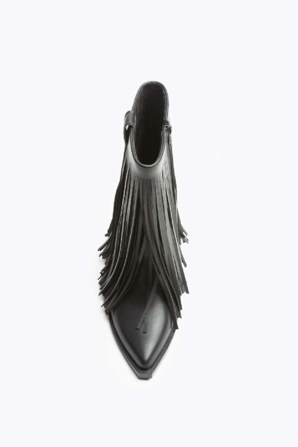 Ковбойки з бахромою, M5813 чорний, 41