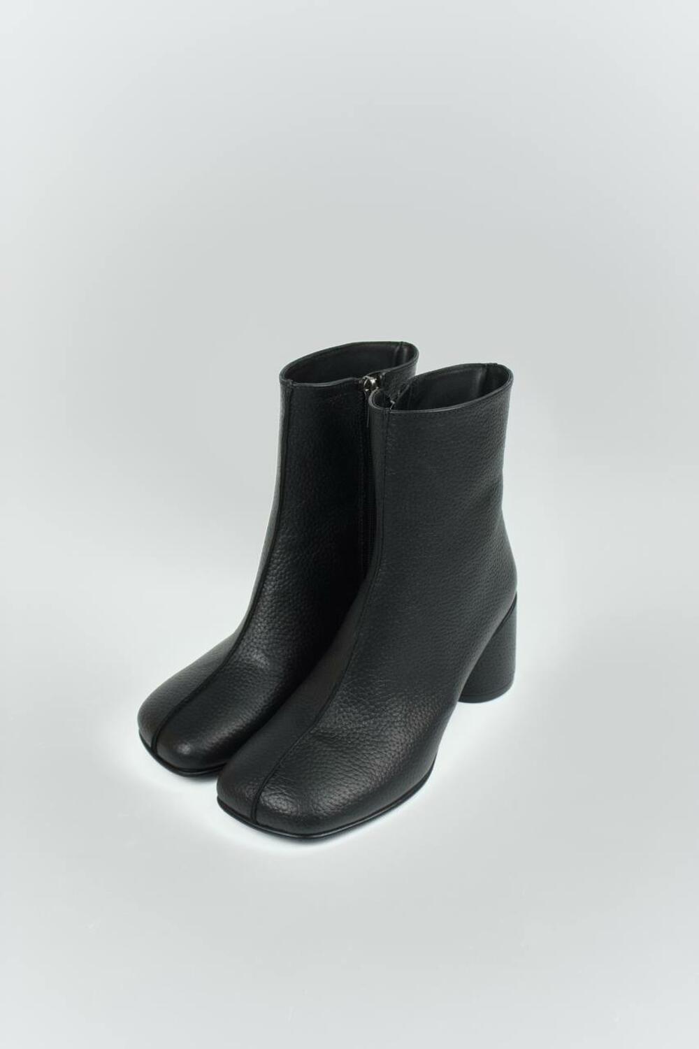 Ботильйони Наомі з зовнішнім швом, шкіра флотар, 25204 