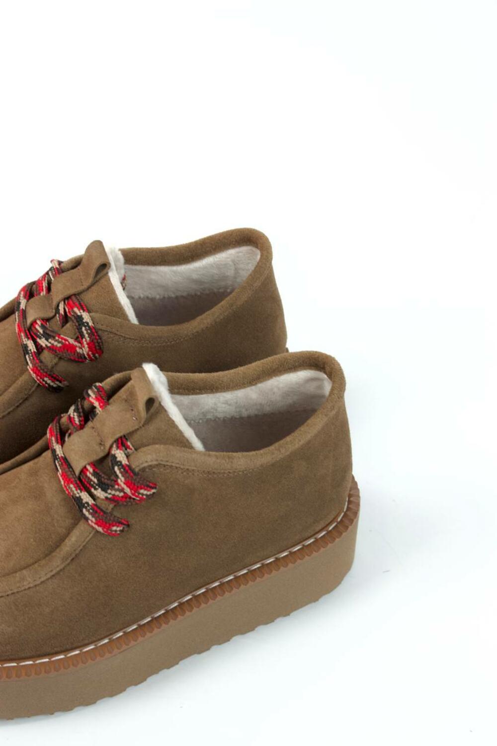 Лофери з кольоровою шнурівкою,байка К-15-Юга кастор, 39