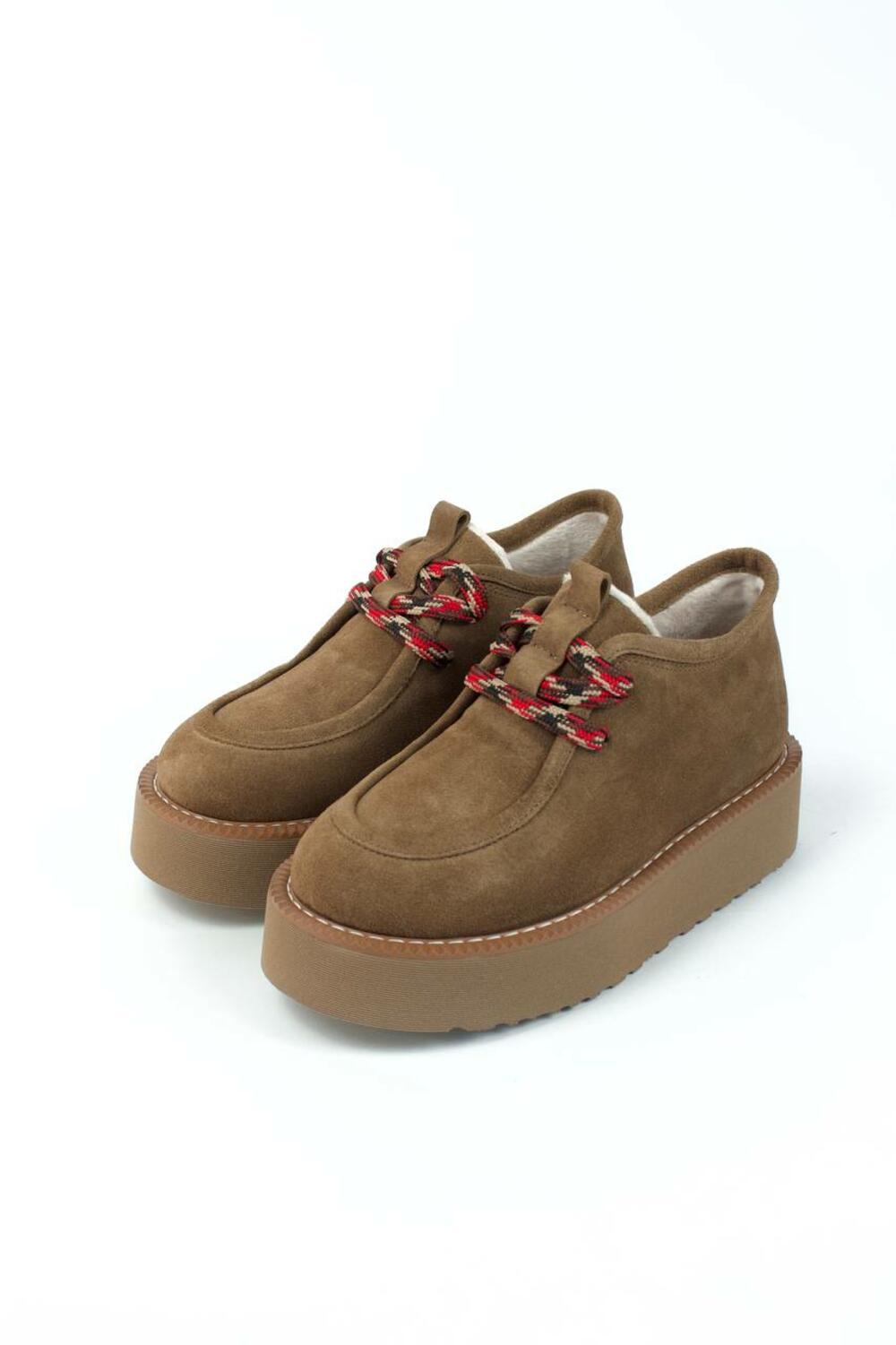 Лофери з кольоровою шнурівкою,байка К-15-Юга кастор, 39