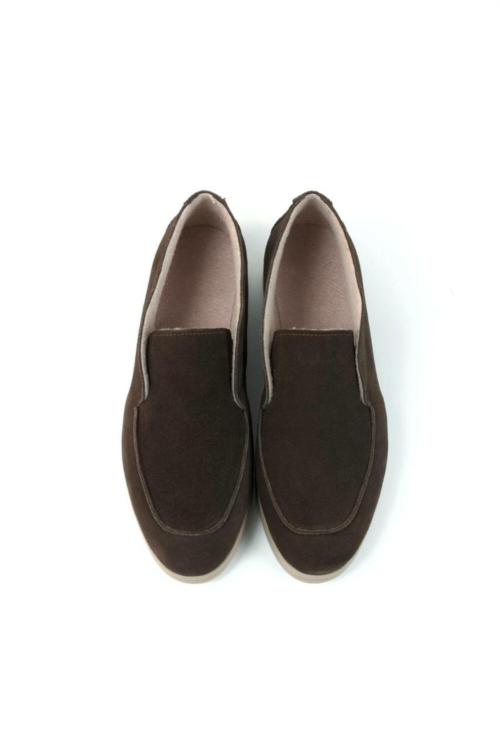 Лофери високі натуральні «Хіларі», БАЙКА, T0224 Шоколад, 40