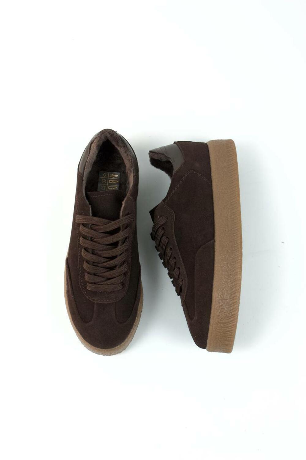 Кеди класичні на підвищеній підошві, Т-5/2-2141, МЕТИС Шоколад, 41