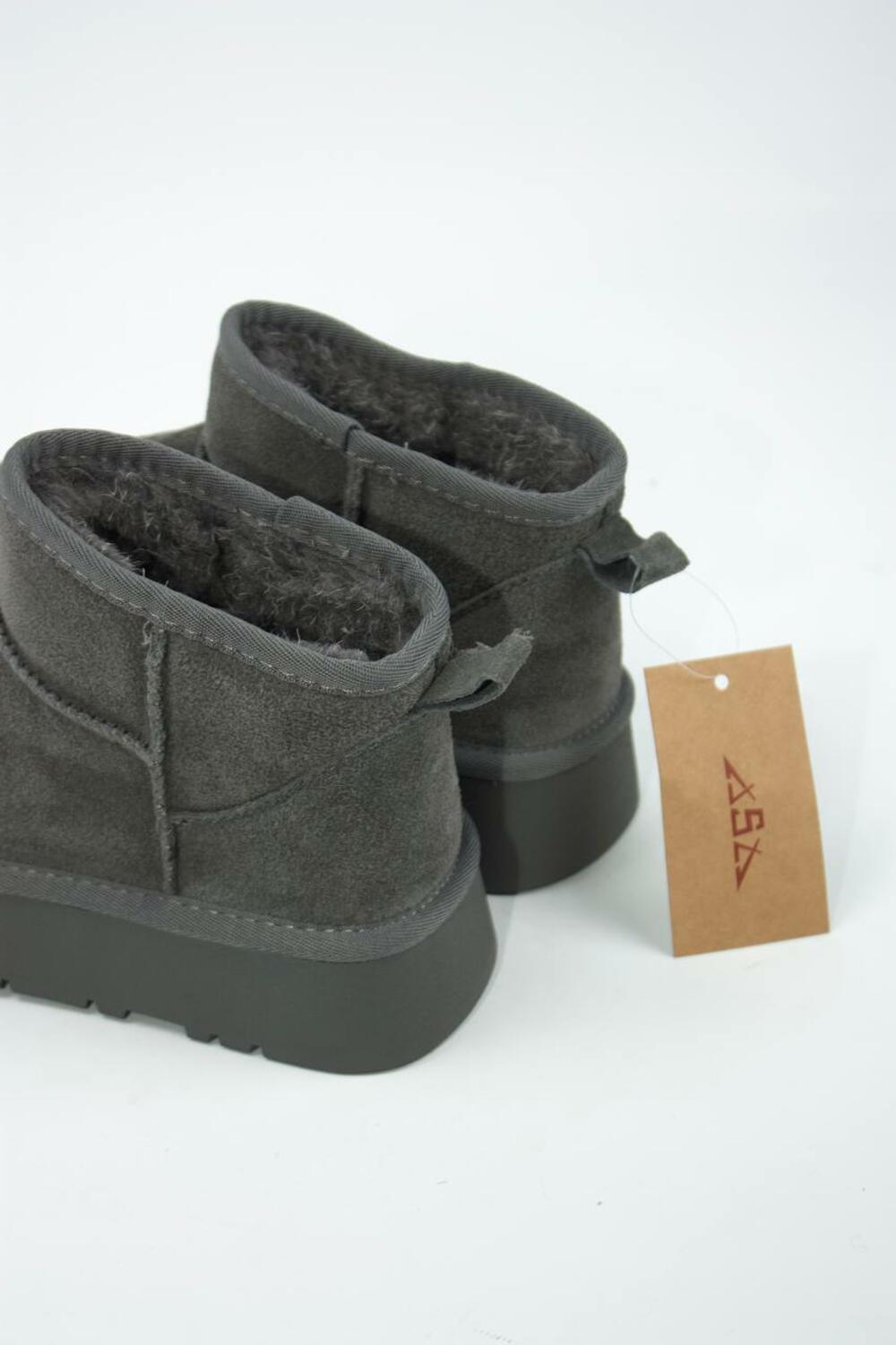 Угги на підвищенній платформі, T25-4 сірий, 41