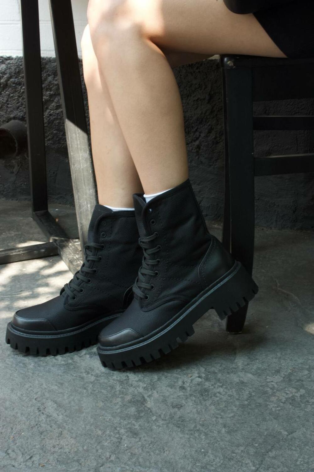 Ботинки Кордура new, шкіра+блискавка, B0424/1 чорний, 41