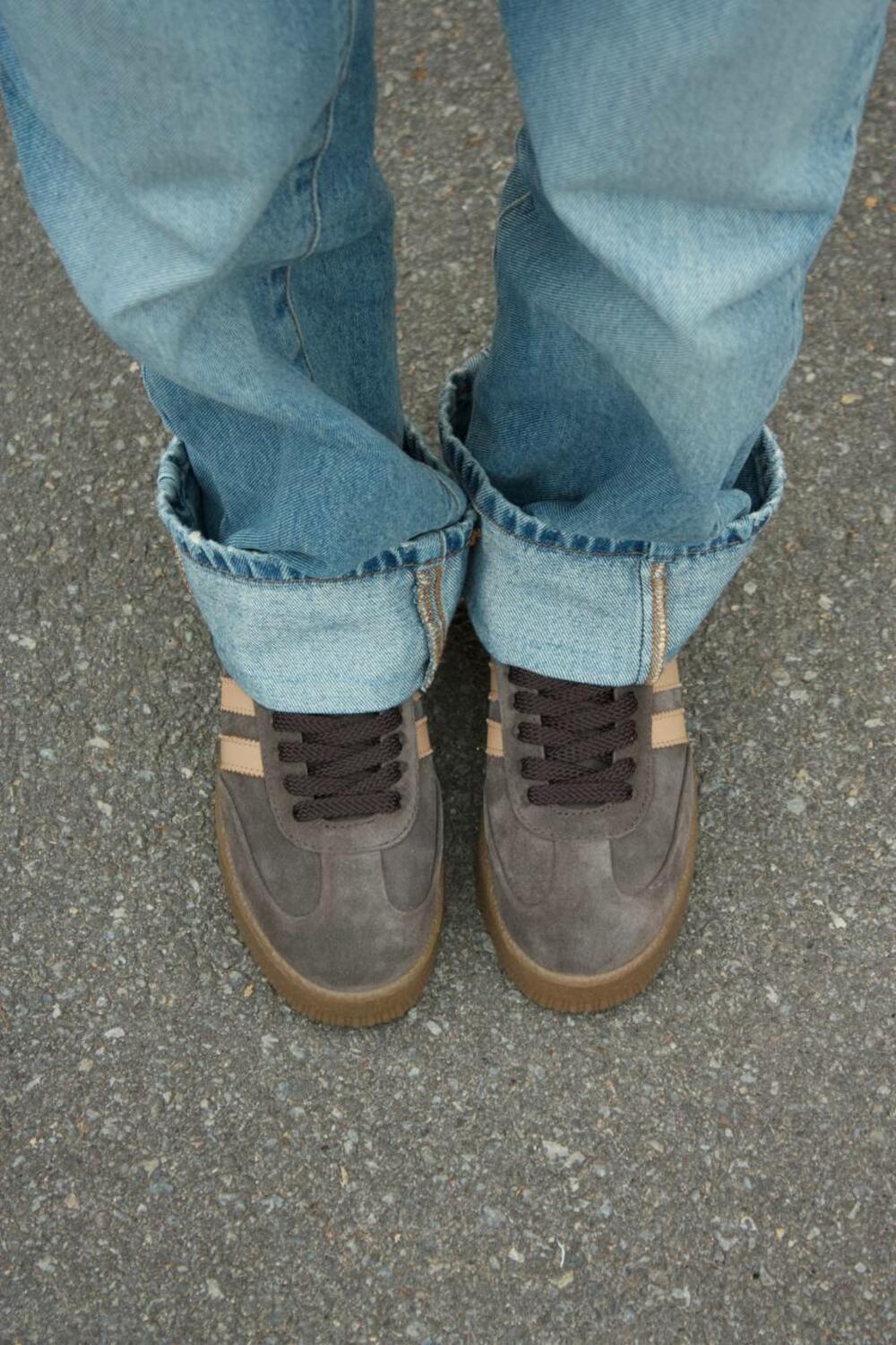 Кеди "три полоси" на підвищеній підошві, Т-5/1-21413, МЕТИС графіт, 41