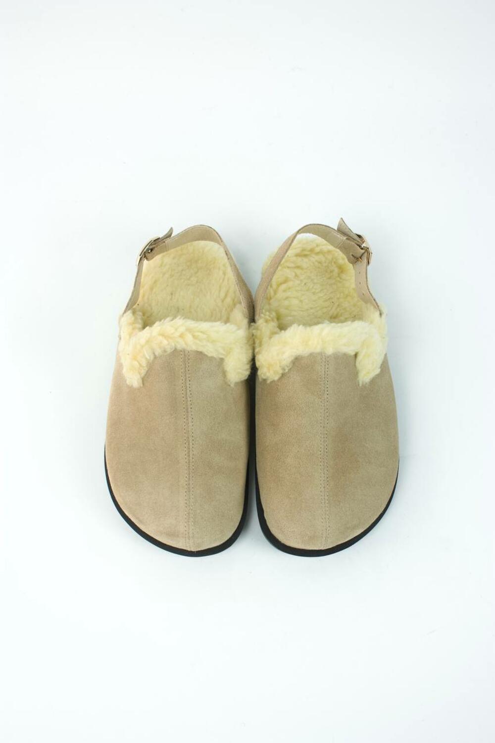 Клоги натуральні з хутром, 246 