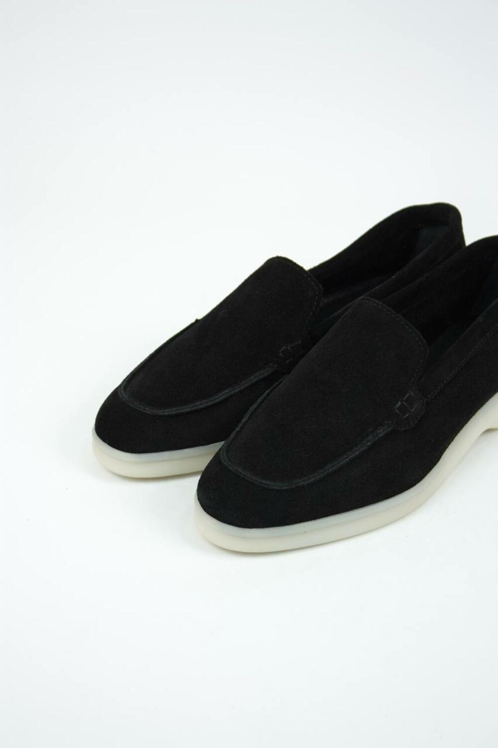 Натуральні лофери "Хіларі", T0125 чорний, 41