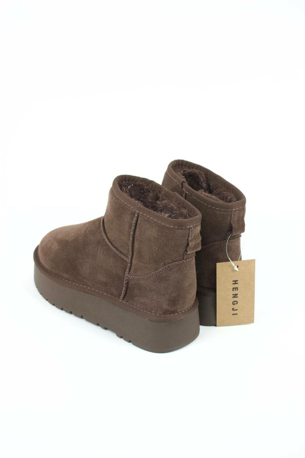 Угги на підвищенній платформі, T38-7 Шоколад, 41