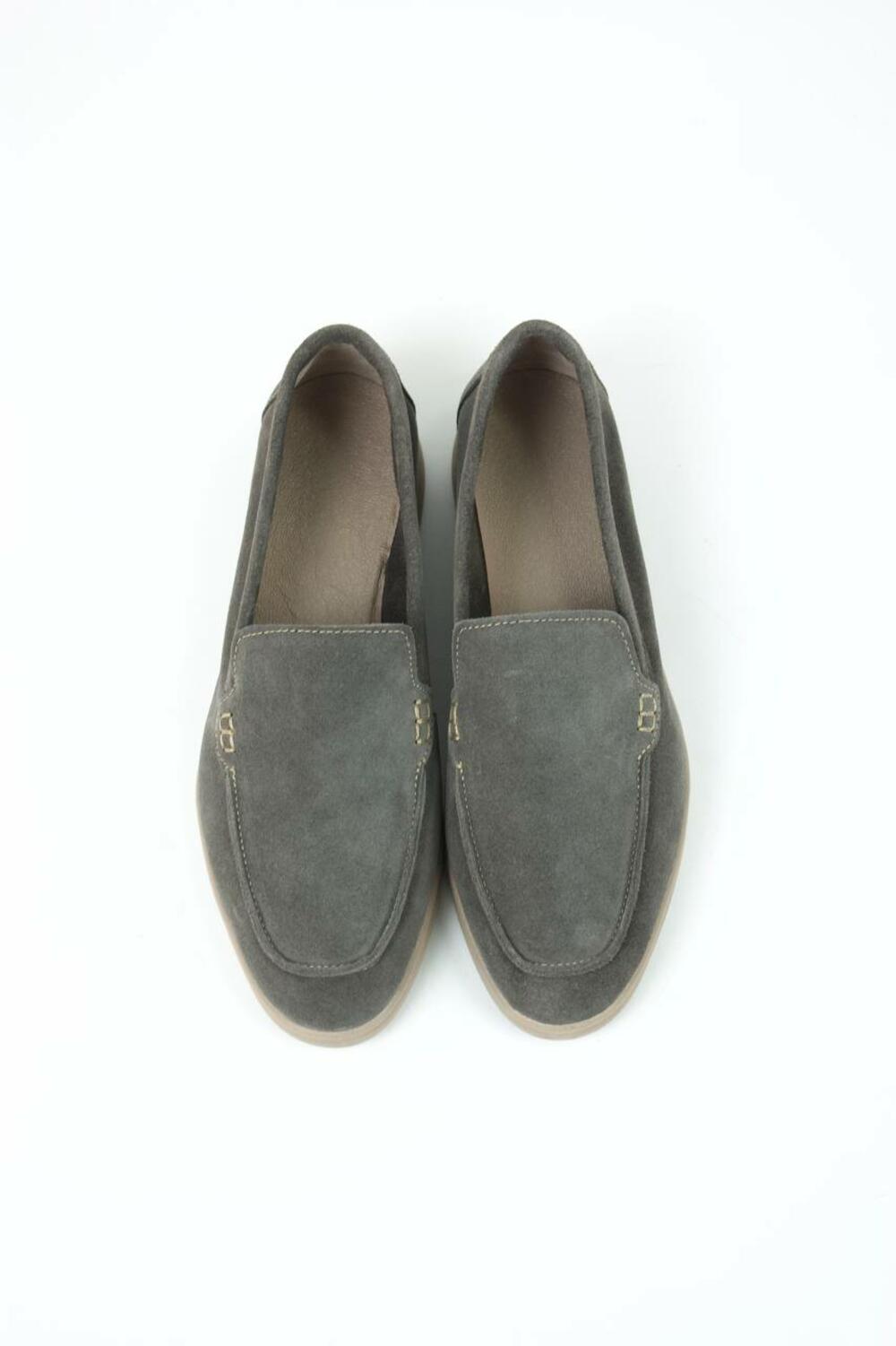 Натуральні лофери "Хіларі", T0125 карбон, 36