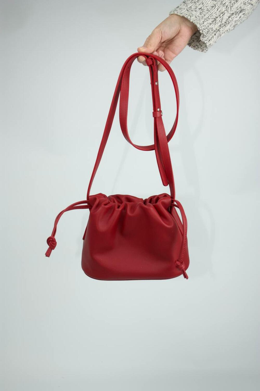 Сумка мішечок Люсі червоний