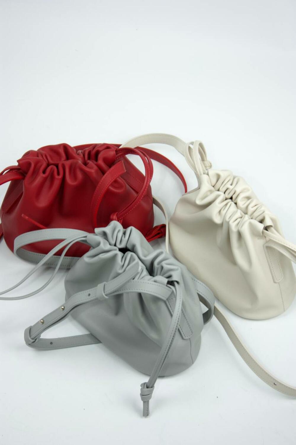 Сумка мішечок Люсі червоний