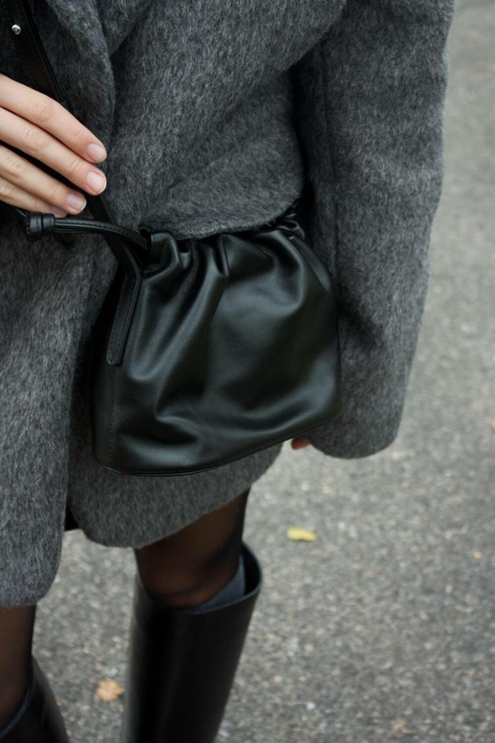 Сумка мішечок Люсі чорний