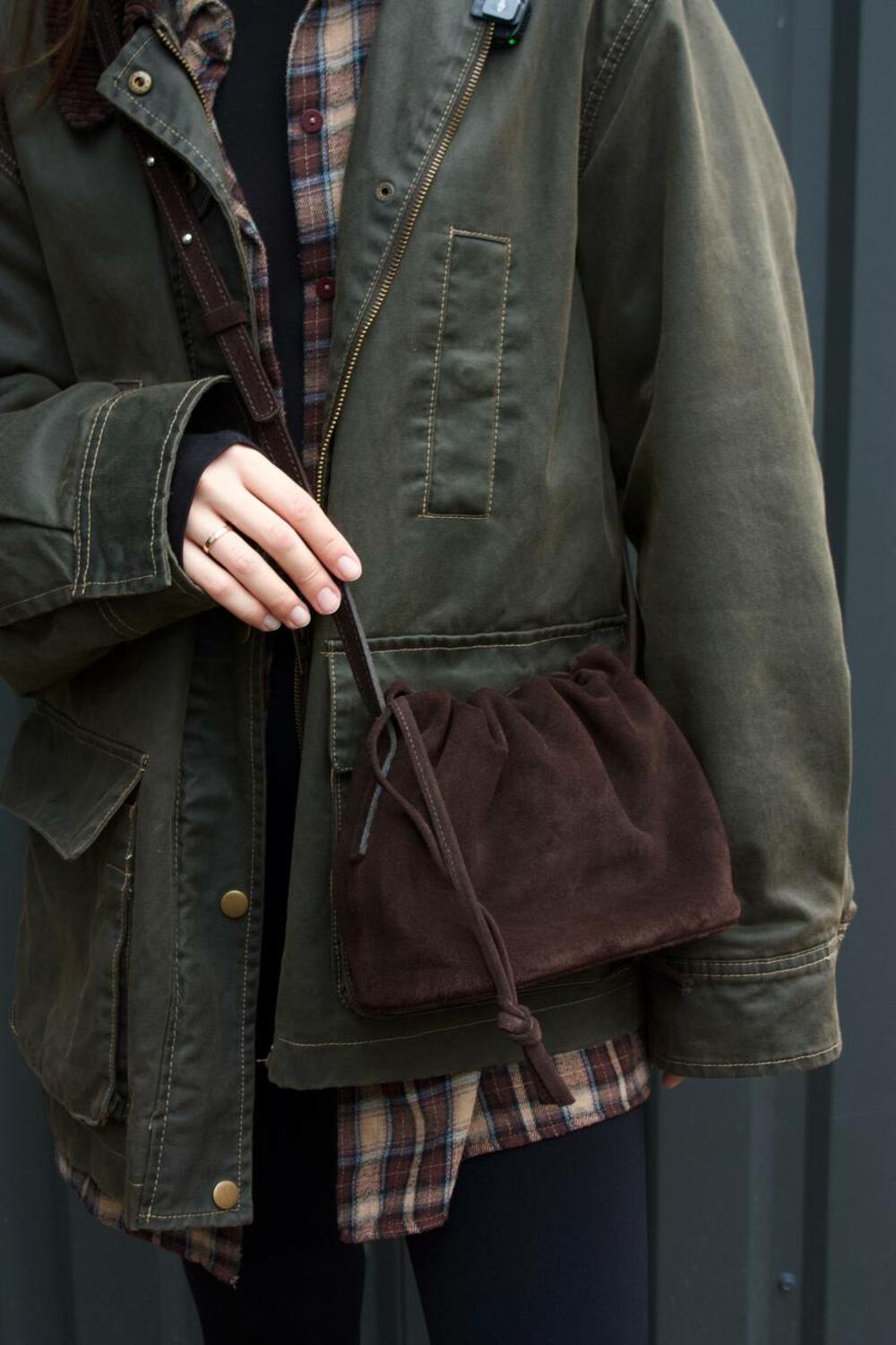 Сумка мішечок Люсі Шоколад