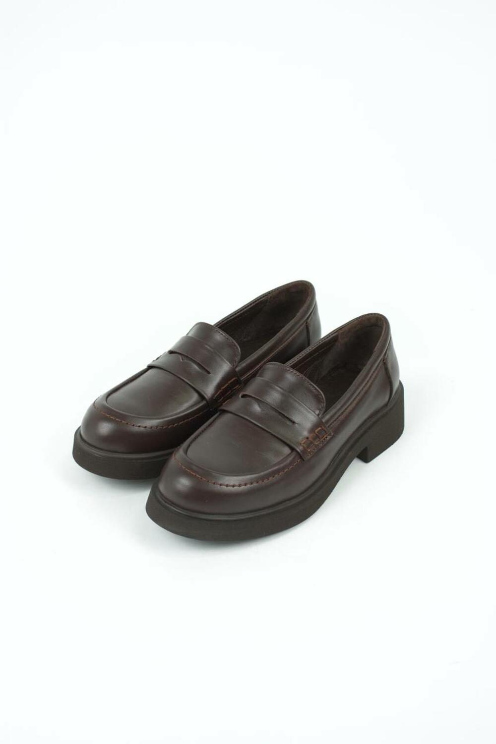 Лофери шкіряні Бруно, Т0525/1.57 Шоколад, 40