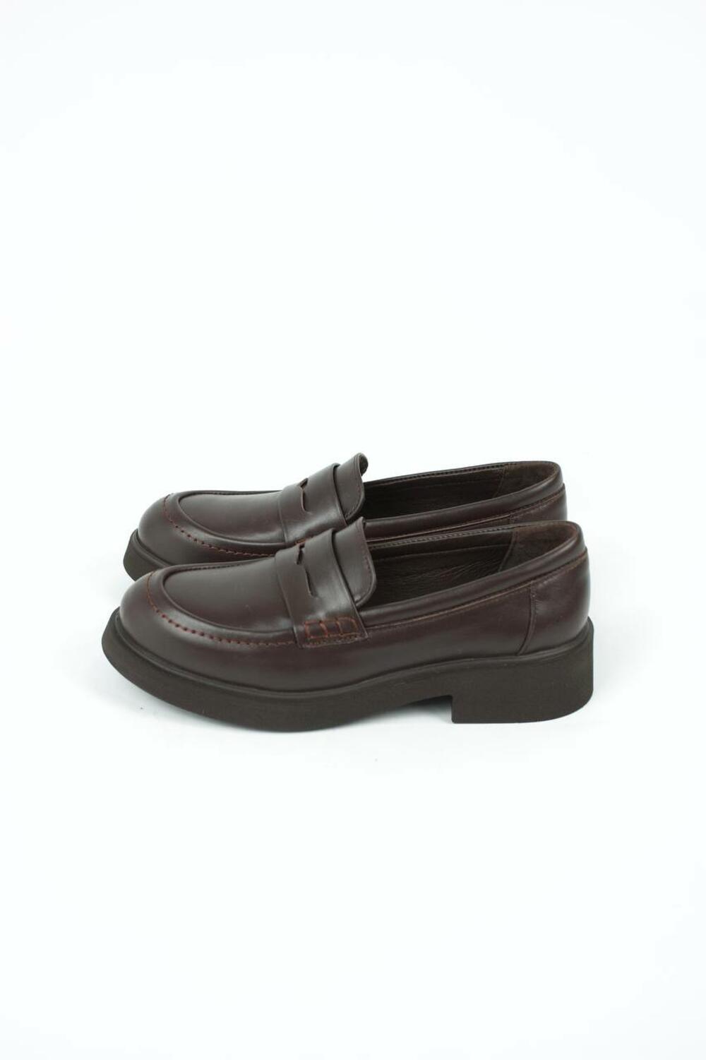 Лофери шкіряні Бруно, Т0525/1.57 Шоколад, 40