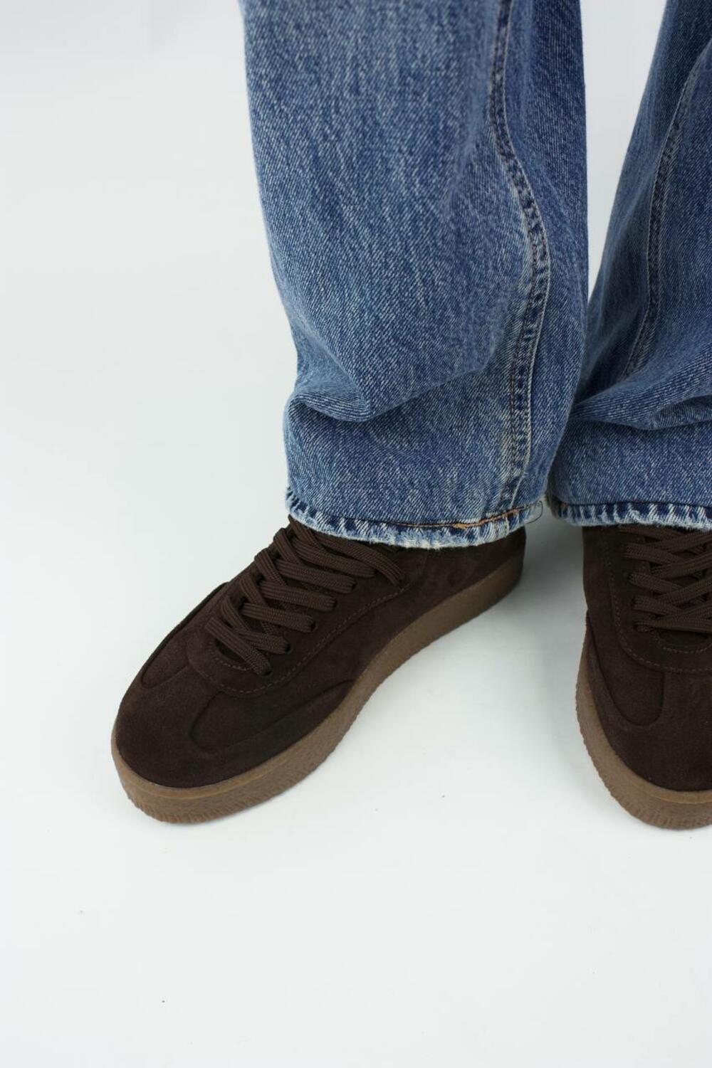 Кеди класичні на підвищеній підошві, Т-5/2-2141, ХУТРО Шоколад, 41